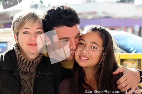 Image of Mother, father and daughter