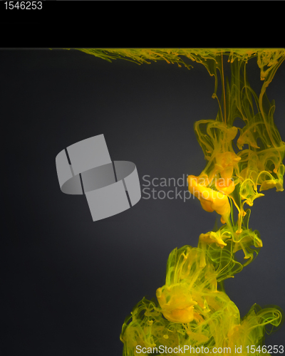 Image of colorful contamination