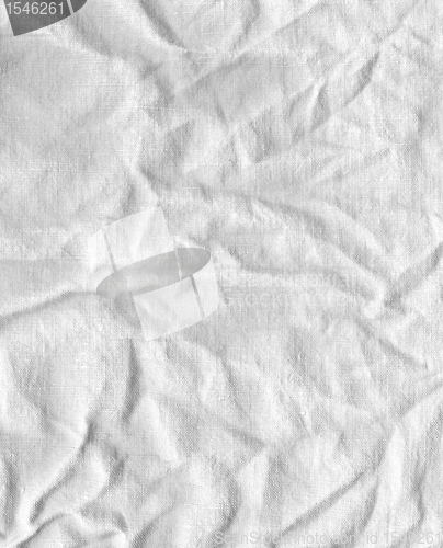 Image of creased white fabrics