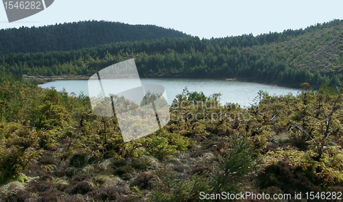 Image of small lake at the Azores