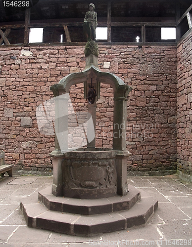 Image of historic well at Haut-Koenigsbourg Castle