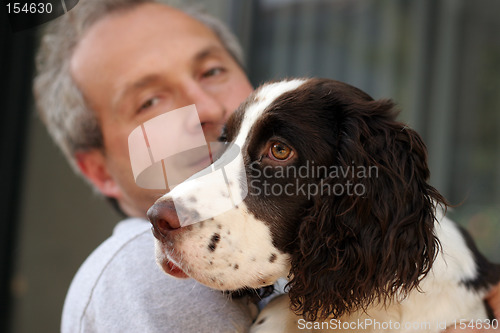 Image of Man and his dog