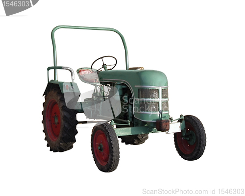 Image of small old tractor