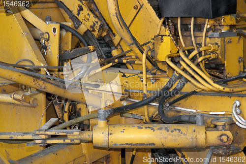 Image of rundown machine detail