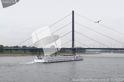 Image of River Rhine scenery in D