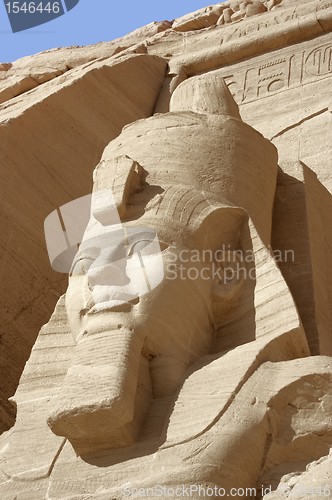 Image of Ramesses at Abu Simbel temples