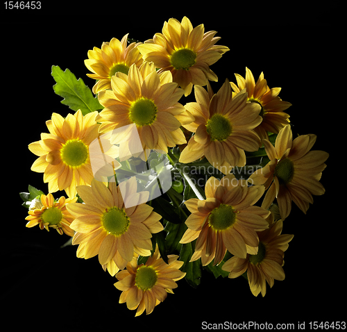 Image of orange flower bouquet