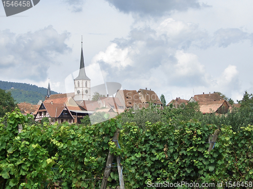 Image of village in Alsace