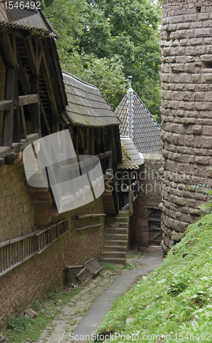 Image of passage at Haut-Koenigsbourg Castle