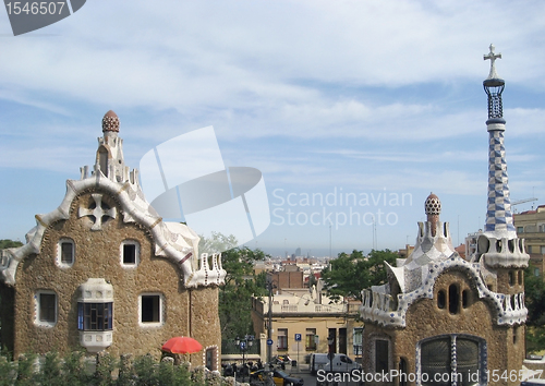 Image of weird houses in Barcelona