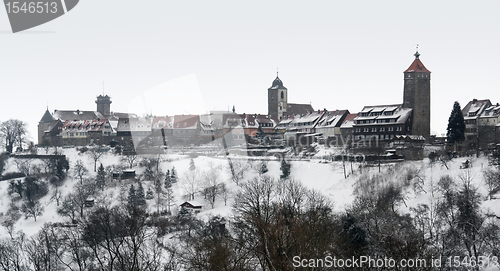 Image of Waldenburg at winter time