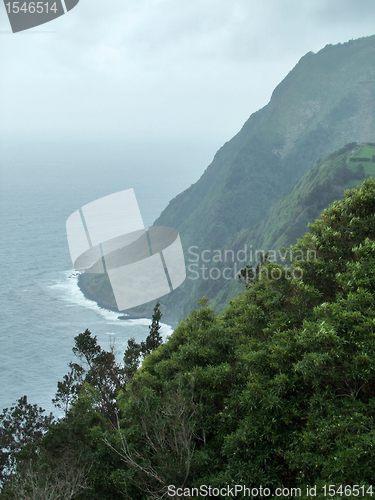 Image of stormy coastal scenery