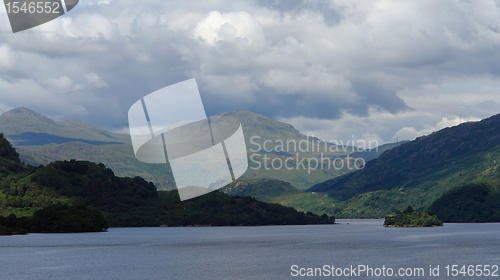 Image of Loch Lomond with dramatic sky