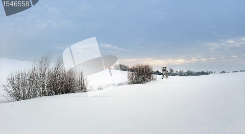 Image of rural winter scenery in Hohenlohe