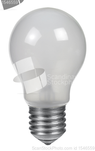 Image of isolated light bulb