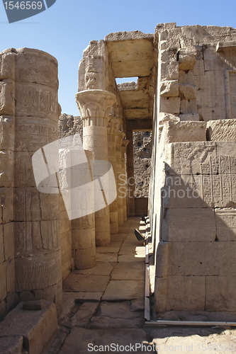 Image of architectural detail at the Temple of Edfu