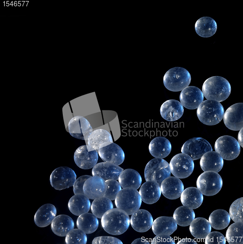 Image of translucent globules