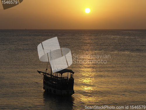 Image of sundown in Africa