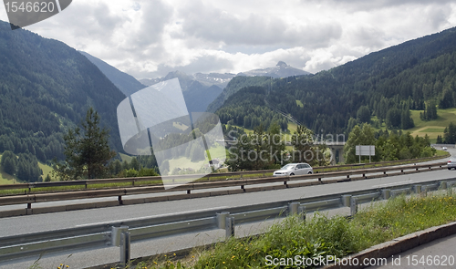 Image of alpine scenery at summer time