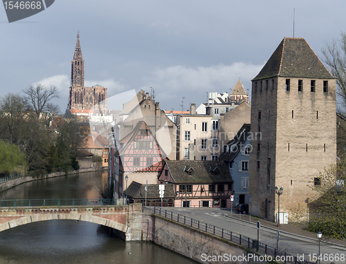 Image of Strasbourg scenery with cathedral