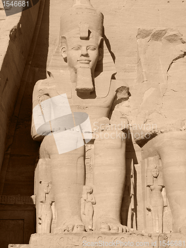 Image of Ramses 2nd in Abu Simbel