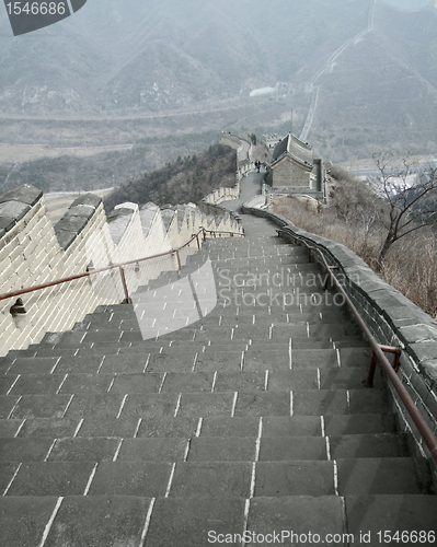 Image of on the Great Wall of China