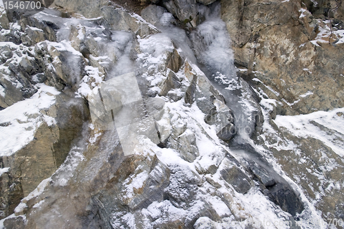 Image of icy winter detail