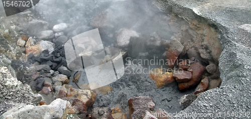 Image of hot spring detail