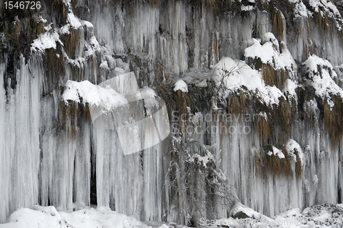 Image of lots of icicles