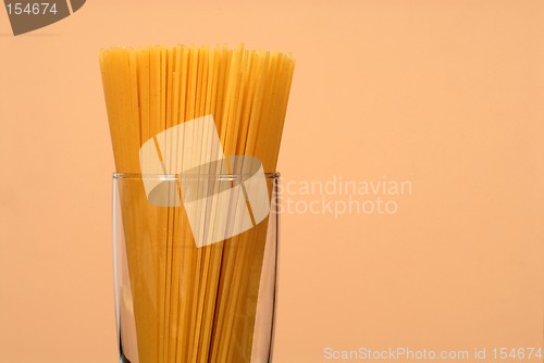 Image of Spaghetti in clear glass