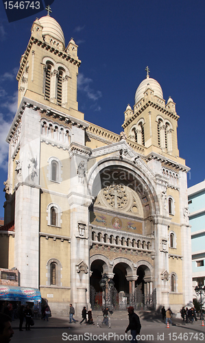 Image of Cathedral of St Vincent de Paul in Tunis