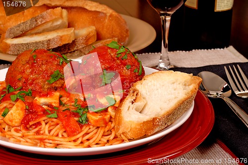 Image of Spaghetti and meatballs