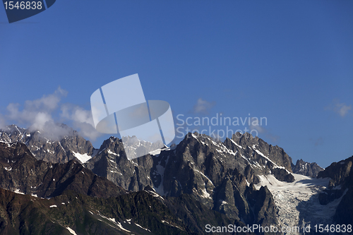 Image of Caucasus Mountains. Georgia, Svaneti