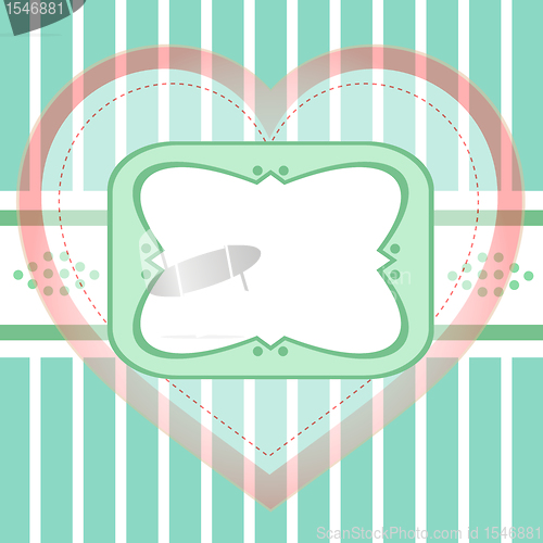 Image of Seamless background greeting with love heart