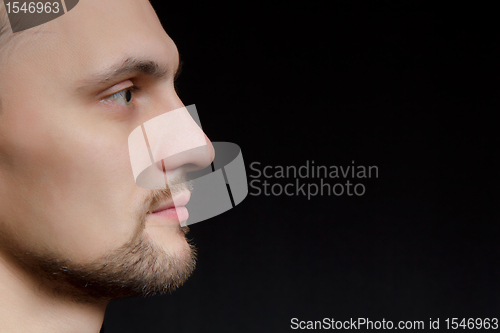Image of face of a young man