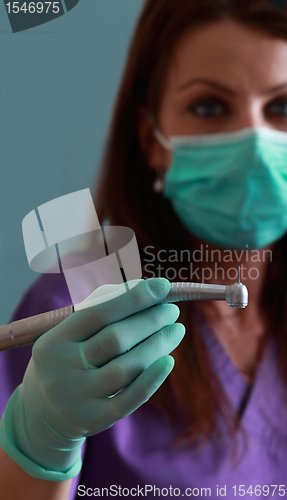 Image of Dentist with drill