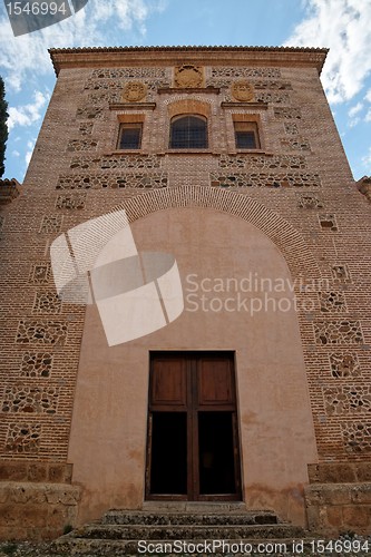 Image of Tower of Alhambra palace in Granada, Spain