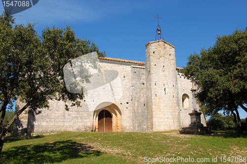 Image of church Saint-Sylvestre des Brousses ,puechabon