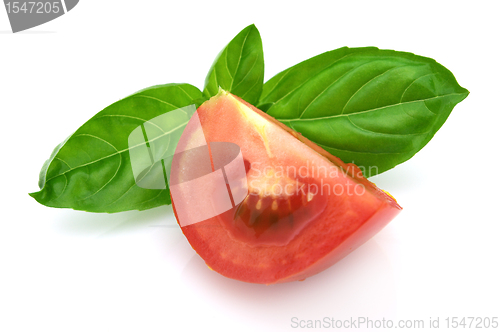 Image of Tomato with basil