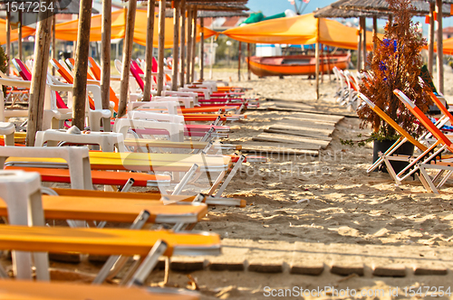 Image of Tranquil scene on the shores of the ocean