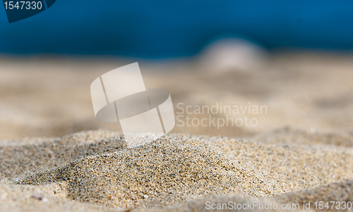 Image of Closeup of some sand on the shore