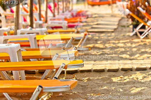 Image of Tranquil scene on the shores of the ocean