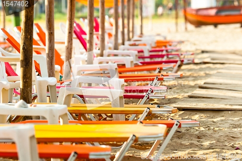 Image of Tranquil scene on the shores of the ocean