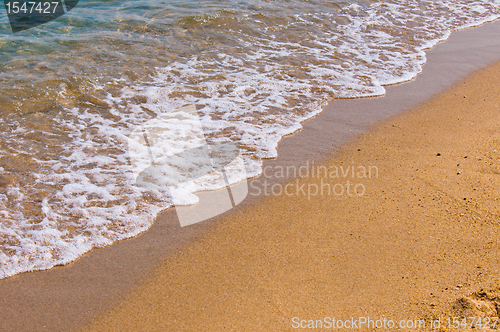 Image of Photo of waves on the beach