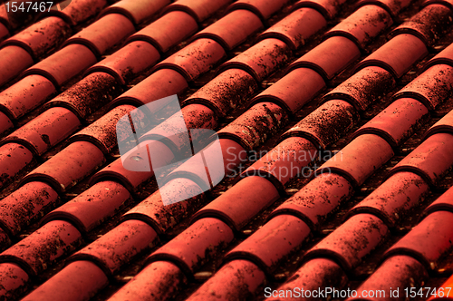 Image of Abstract red artificial background