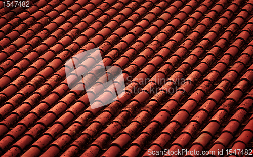 Image of Abstract red artificial background