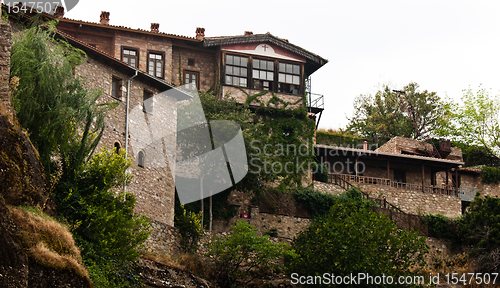 Image of Stone building built on a mountain