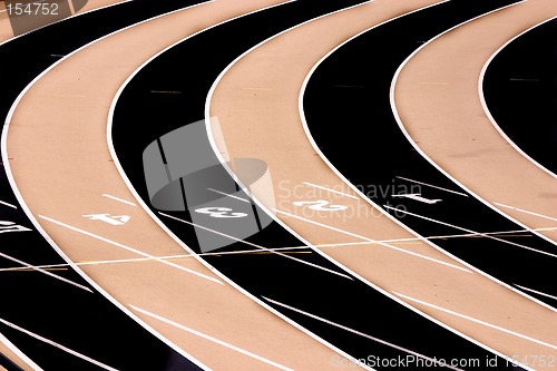 Image of Track Field - Three Lanes