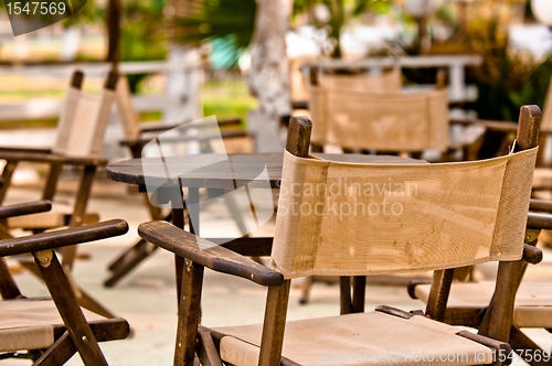 Image of Table and chairs in a restaurant