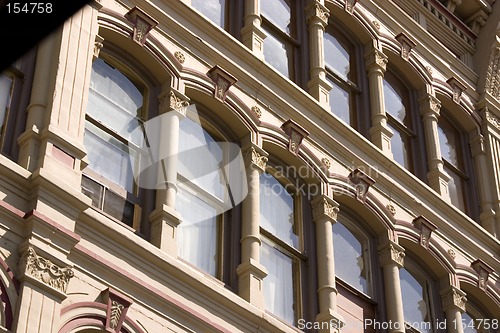 Image of Italian Style Building Windows